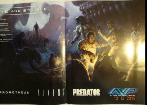 PROMETHEUS ALIEN vs PREDATOR Promo Poster, 11 x 17, 2014, DARK HORSE, Unused 348