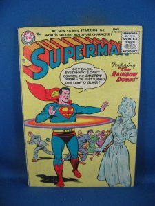 SUPERMAN 101 VG F RAINBOW DOOM DC 1955