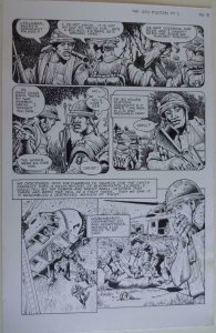 DON LOMAX Original Art, Vietnam Journal #8 pg 18, Brain Dead Horror,Caliber,2011