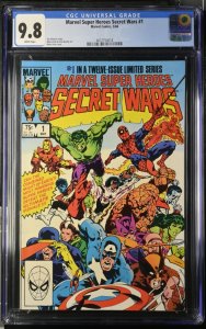 (1984) MARVEL SUPER HEROES SECRET WARS #1 CGC 9.8 WP!