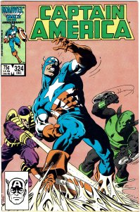 Captain America #324  1st Slug  FN