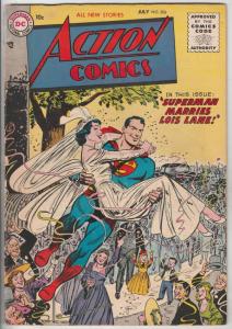Action Comics #206 (Jul-55) VG/FN- Affordable-Grade Superman