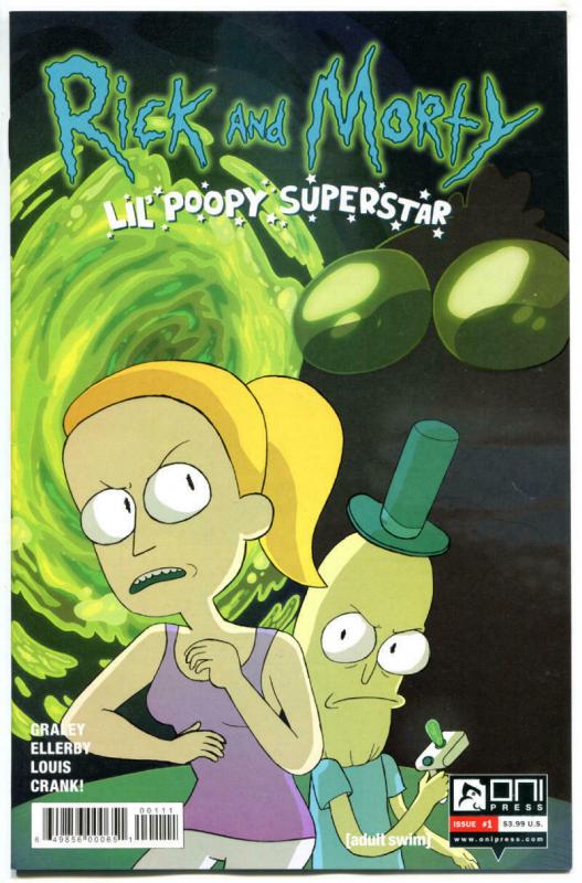 RICK and MORTY LiL POOPY SUPERSTAR #1, VF+, Grandpa, from Cartoon 2016, A