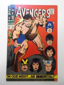 The Avengers #38 (1967) VG- Condition 1 in spine split, 2 in tear bc