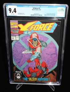 X-Force #2 (CGC 9.4) 2nd Deadpool, 1st Weapon X - 1991