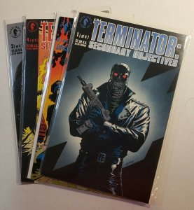 TERMINATOR: SECONDARY OBJECTIVES #1-4 COMPLETE SET DARK HORSE COMICS 