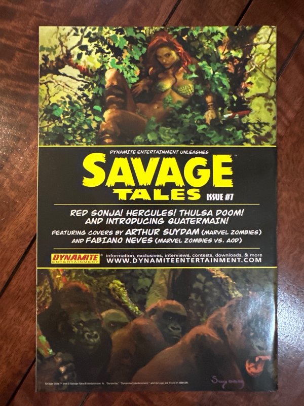 Savage Tales #6 Neves Cover (2008)