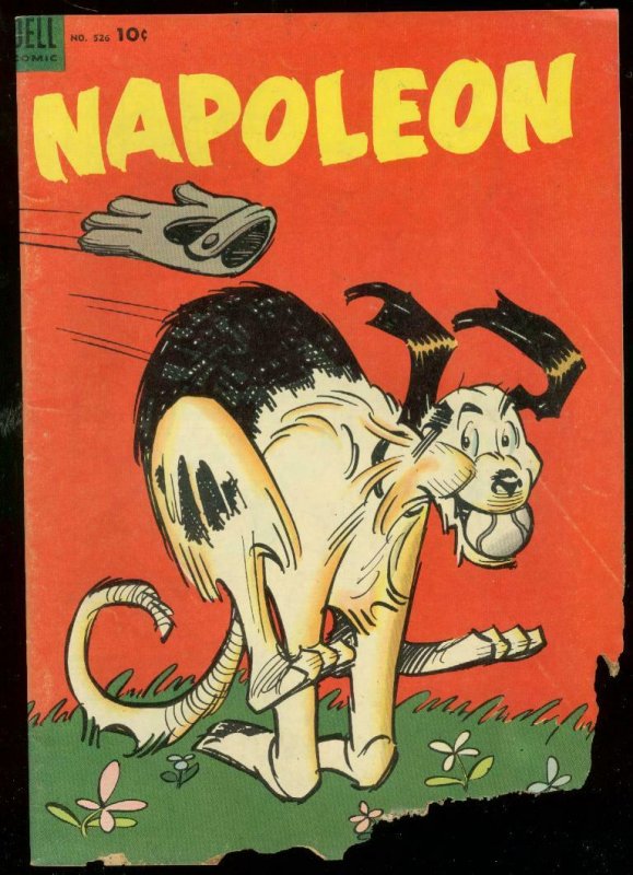 NAPOLEON-FOUR COLOR #526 1954-BASEBALL/FETCH COVER P/FR