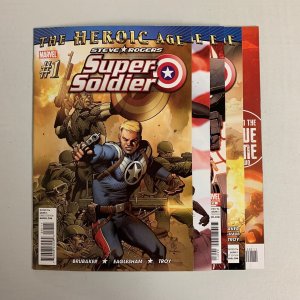 Steve Rogers Super Soldier #1-4 + Annual #1 (Marvel 2010) Ed Brubaker (9.0+)  