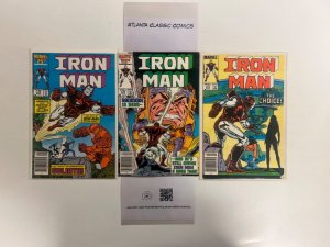 3 Iron Man Marvel Comic Books # 204 205 206 Defenders Avengers Spiderman 79 SM5