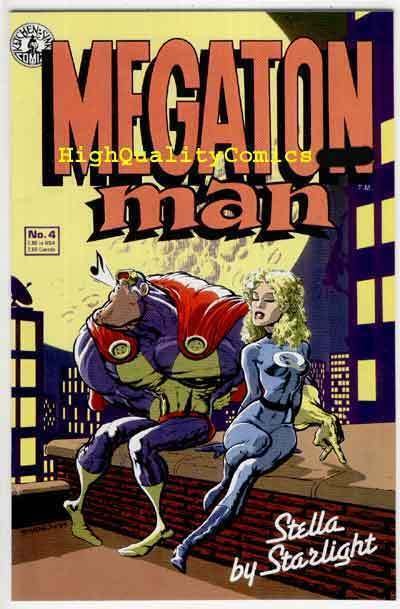 MEGATON MAN #4, NM, Stella, Donald Simpson, Kitchen Sink, 1985, more in store