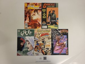 5 Comics #1 Glory #6 Interface #21 Ghost #1 Crackle #4 First American 68 TJ31
