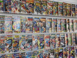 Huge Lot 150+ Low Grade Comics W/ Marvel Team-Up, Captain America +More See desc