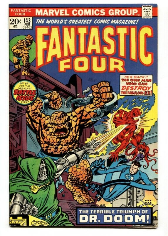 FANTASTIC FOUR #143 comic book-1974-Marvel NM-