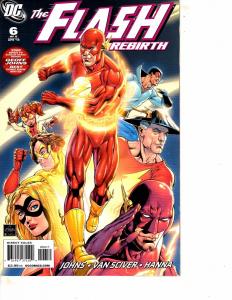 Lot Of 2 DC Comic Book Flash Rebirth #6 and SuperHeroes Stampalbum #1 MS22