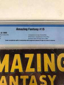 Amazing Fantasy 15 CBCS 1.8 Off-white Pages Like Cgc