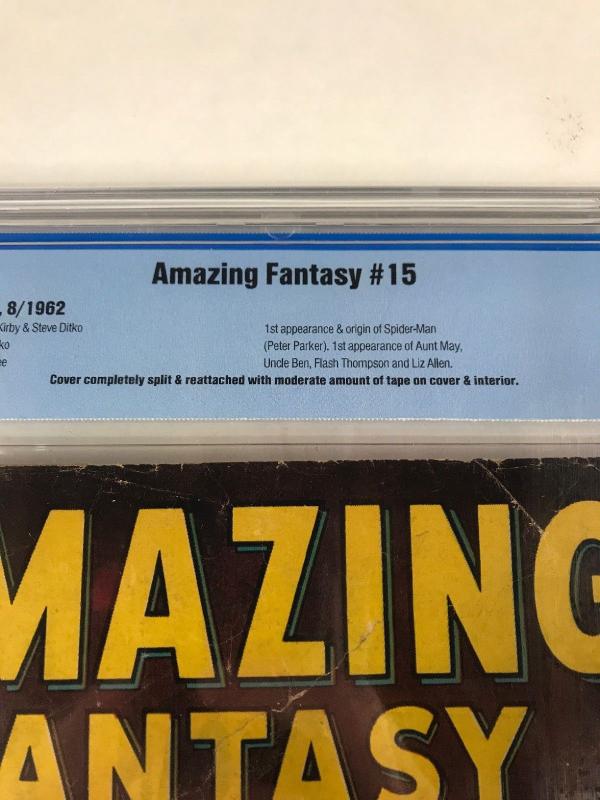 Amazing Fantasy 15 CBCS 1.8 Off-white Pages Like Cgc