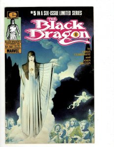 9 Marvel Comics Black Dragon # 1 2 3 4 5 6 + Elfquest 1 Six From Sirius 1 3 UD5