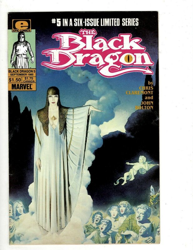 9 Marvel Comics Black Dragon # 1 2 3 4 5 6 + Elfquest 1 Six From Sirius 1 3 UD5