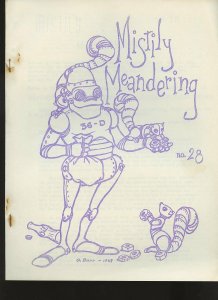 Mistily Meandering #28 (Apr. 1969) Spectator Amateur Press Society Fanzine!