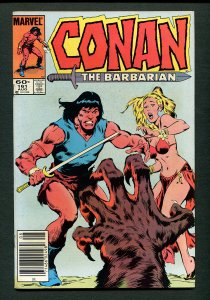 Conan the Barbarian #161 ( 7.5 VFN- ) Newsstand /  Buscema art / 1984