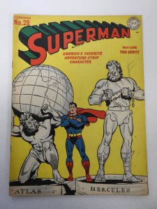 Superman #28 (1944) FN Condition! pencil fc