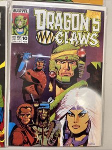 Dragon’s Claws (1988) #1-10 Complete Set (VF/NM) Marvel UK  Furman|Senior