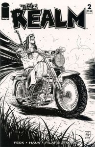 Realm, The (Image) #2D VF/NM ; Image | Walking Dead Tribute variant B&W