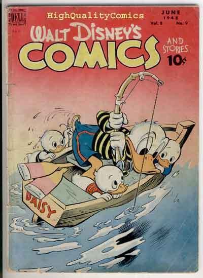 WALT DISNEY COMICS #93, VG-, Carl Barks, Mickey Mouse, 1948