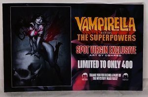 Vampirella Versus the Superpowers #1 Osh Red Spot Virgin Variant (Dynamite 2023)