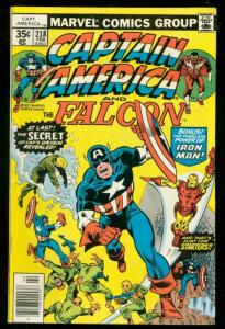CAPTAIN AMERICA #218 1978-IRON MAN-BUSCEMA VF