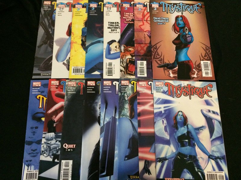 MYSTIQUE #4, 5, 8, 11, 12, 13, 14, 15, 16, 17, 18, 19, 20, 21, 22 VF Condition