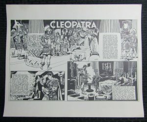 1975 CLEOPATRA by Wally Wood 17x14 Black & White Print FN+ 6.5