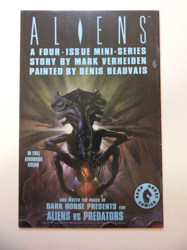 Dark Horse Presents #35 (1989) FN Condition