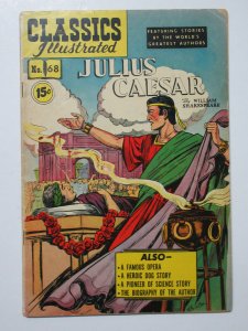 Classics Illustrated- 68 Julius Caeser by William Shakespeare HRN 85 2nd Ed. 