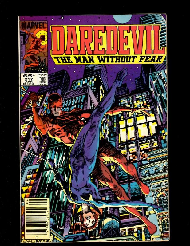 10 Daredevil Marvel Comic Books #207 208 209 213 214 215 216 217 218 220 HY2