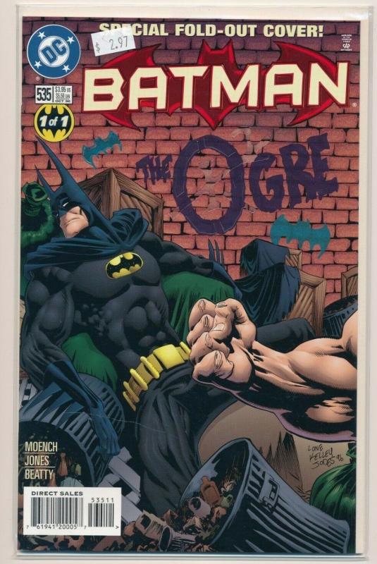 BATMAN The Ogre #535 DC Comics 1996 Fold out cover NM (PF450)