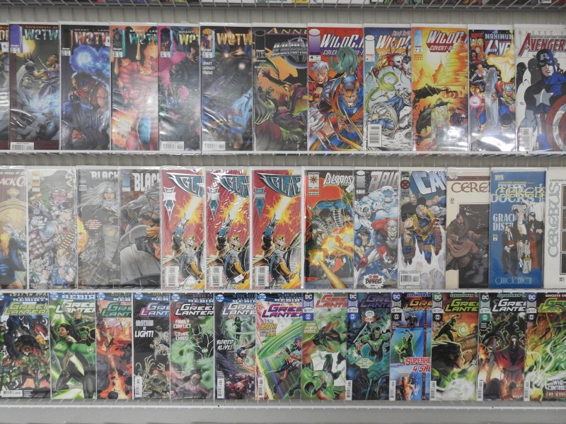 Huge Lot 150+ Comics W/ X-Men, Avengers, Green Lantern, +More! Avg VF Condition!