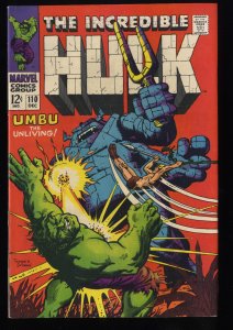 Incredible Hulk (1968) #110 VF 8.0 Marvel Comics