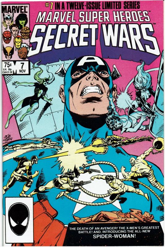 Secret Wars #7, 9.0 or better, 1st Apearance Second Spider-Woman