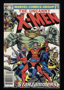 X-Men #156 FN/VF 7.0 Starjammers! Marvel Comics
