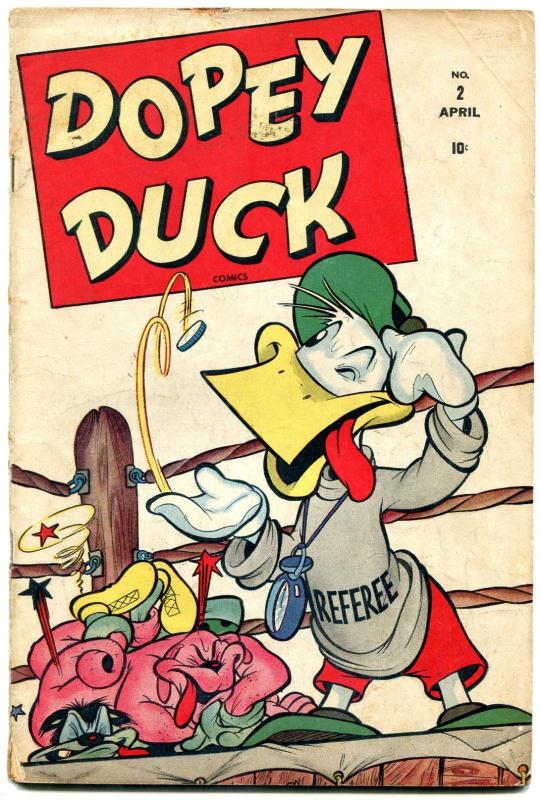 Dopey Duck #2 1946- Timely Golden Age Funny Animal VG+