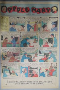 Apple Mary Sunday Page by Martha Orr from 4/28/1935 Size Full Page 15 x 22 inch