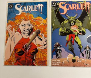 4 Scarlett DC Comic Books # 1 2 3 12 Batman Superman Flash 65 CT1