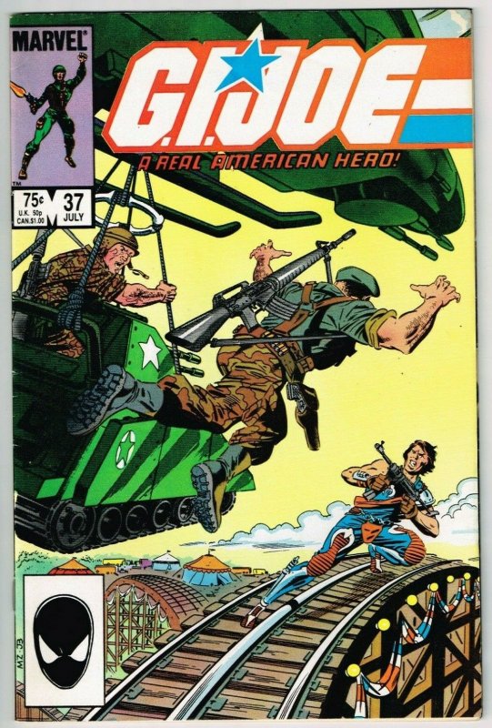 G.I. Joe #37 (1982) - 7.0 FN/VF *1st Print* *1st App Flint, Tomax, Xamot* 