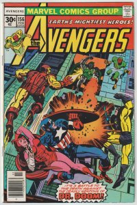 Avengers #156 (Feb 1977, Marvel), FN condition (6.0), vs. Doctor Doom