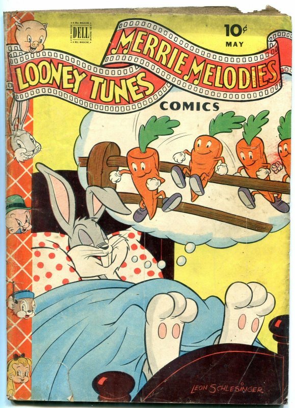 LOONEY TUNES AND MERRIE MELODIES #43 1945-PORKY-BUGS B G/VG