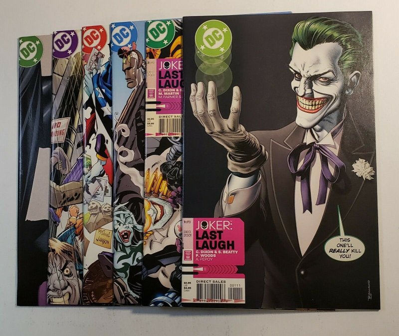 JOKER: LAST LAUGH  #1-6 COMPLETE SET DC COMICS 2001 BATMAN JOKER VF/NM