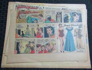 1949 JANE ARDEN Sunday 11x8 Newspaper Comics LOT of 10 VG-/VG+ Paper Dolls