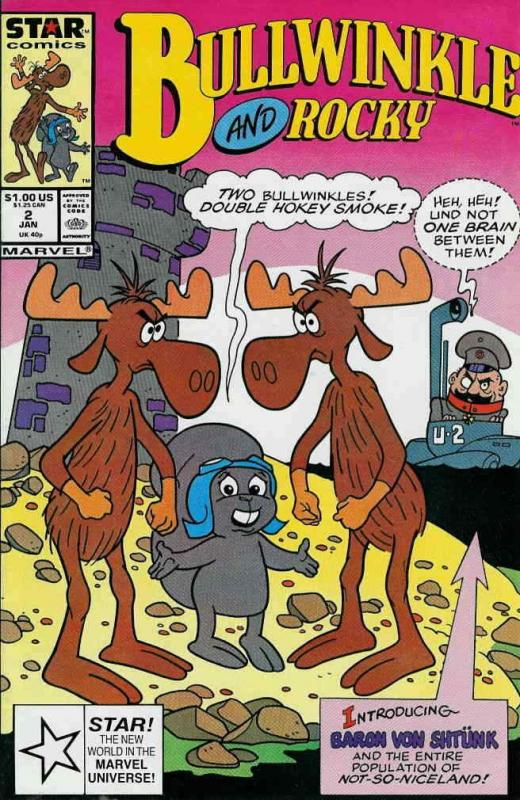 Bullwinkle and Rocky (Star) #2 FN; Marvel Star | save on shipping - details insi